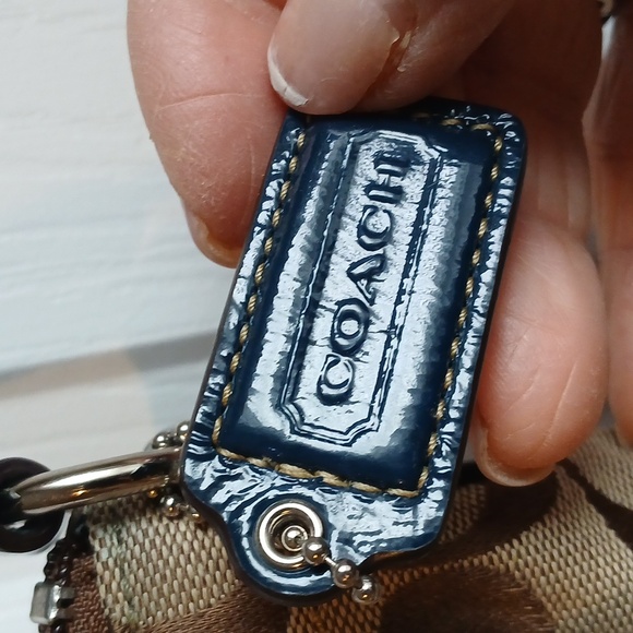 Coach Navy & Tan Mini Y2K Bag - Picture 3 of 11